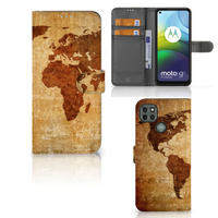 Motorola Moto G9 Power Flip Cover Wereldkaart