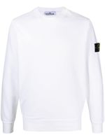 Stone Island sweat en coton à appliqué Compass - Blanc