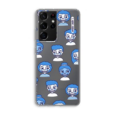 Gezichtjes: Samsung Galaxy S21 Ultra Transparant Hoesje