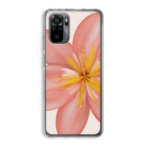 Pink Ellila Flower: Xiaomi Redmi Note 10 Pro Transparant Hoesje