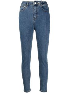 b+ab jean skinny à taille basse - Bleu