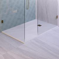 BRAUER Asteroid Douchebak 100x180 incl. antislip en antibacterieel mineraalmarmer mat wit DB-AS100180MW BRAUER Asteroid Douchebak 100x180 incl. antislip en antibacterieel mineraalmarmer mat wit DB-AS100180MW