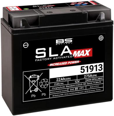 BS-BATTERY Battery 51913 bs sla-max