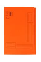 Vouwmap Quantore Folio ongelijke zijde 230gr oranje