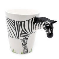 Beker Handgeschilderd Zebra