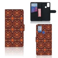 Alcatel 1S (2021) | Telefoon Hoesje | Batik Brown
