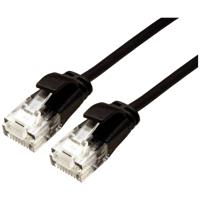 ROLINE UTP Data Center Patchkabel Cat.6A (Class EA), LSOH, extra dun, zwart, 2 m - thumbnail