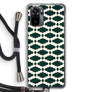 Moroccan tiles: Xiaomi Redmi Note 10 Pro Transparant Hoesje met koord