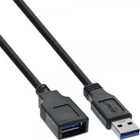 InLine 35620 USB-kabel 2 m USB 3.2 Gen 1 (3.1 Gen 1) USB A USB B Zwart