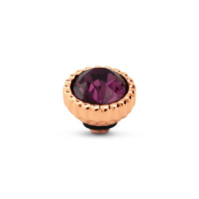 Melano Twisted Bali Petite Steentje Amethyst | Rosé