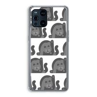 Cats: Oppo Find X3 Pro Transparant Hoesje