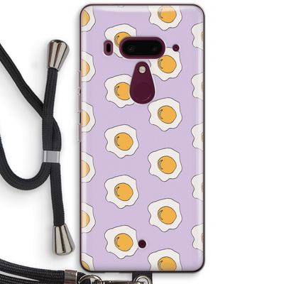 Bacon to my eggs #1: HTC U12+ Transparant Hoesje met koord