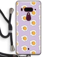 Bacon to my eggs #1: HTC U12+ Transparant Hoesje met koord