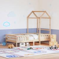 Bedframe met huisje massief grenenhout 90x200 cm