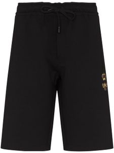 Dolce & Gabbana short à motif abeille brodé - Noir