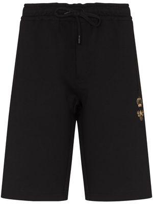 Dolce & Gabbana short à motif abeille brodé - Noir