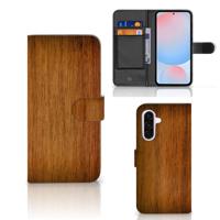 Samsung Galaxy A56 | Book Style Case | Donker Hout