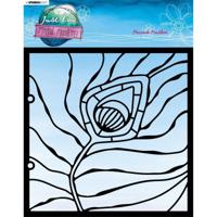 Studio Light • mindful moodling mask sjabloon peacock feather