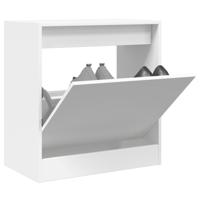 VidaXL Schoenenkast 60x34x63,5 cm bewerkt hout wit