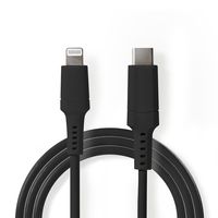 Nedis Lightning Kabel | Apple Lightning 8- Pins naar USB-C Male | 2 m | 1 stuks - CCGW39650BK20 CCGW39650BK20