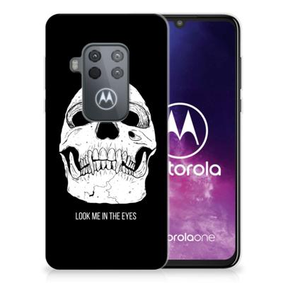 Silicone Back Case Motorola One Zoom Skull Eyes Silicone Back Case Motorola One Zoom Skull Eyes