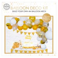 Globos Ballonnen boog set goud