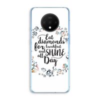 Diamonds: OnePlus 7T Transparant Hoesje Diamonds: OnePlus 7T Transparant Hoesje