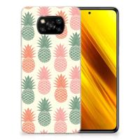 Xiaomi Poco X3 | Poco X3 Pro | Siliconen Case | Ananas