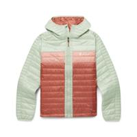 Cotopaxi Capa Insulated Hooded Isolatiejas Dames Green Tea/Faded Brick L