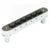 Graph Tech PS 8843 C0 ResoMax NV2 Tune-O-Matic Bridge met String Saver zadels (kleine posten, 4 mm) - chroom