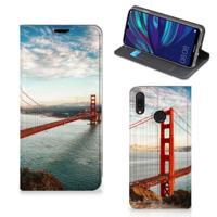 Huawei Y7 hoesje Y7 Pro (2019) | Book Cover | Golden Gate Bridge