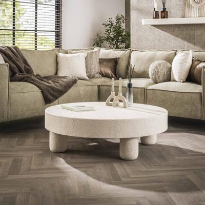 LifestyleFurn Ronde Salontafel 'Eriq' Marmercomposiet, 110 cm