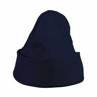 Basic winter muts navy blauw voor jongens   -