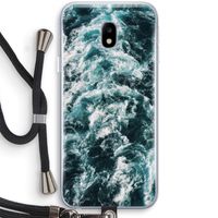 Zee golf: Samsung Galaxy J3 (2017) Transparant Hoesje met koord