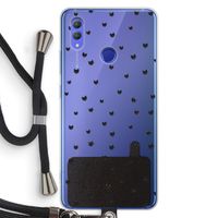 Kleine kattenkopjes: Honor Note 10 Transparant Hoesje met koord