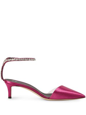 Giuseppe Zanotti escarpins Xenya Crystal 50 mm - Rose