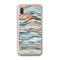 Watercolor Agate: Samsung Galaxy A20e Transparant Hoesje Watercolor Agate: Samsung Galaxy A20e Transparant Hoesje