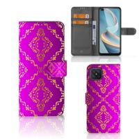 Wallet Case OPPO Reno4 Z Barok Roze