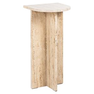 Richmond Bijzettafel Costello Travertin, 26 x 26cm - Beige