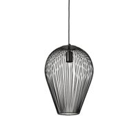 Light & Living - Hanglamp ABBY - Ø31x40cm - Zwart - thumbnail