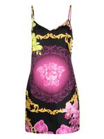 Versace robe courte à imprimé Medusa - Noir