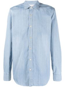 Eleventy chemise en jean à manches longues - Bleu