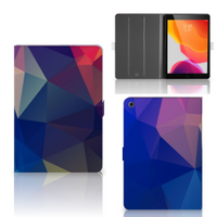 iPad 10.2 2019 | iPad 10.2 2020 | 10.2 2021 Tablet Beschermhoes Polygon Dark - thumbnail