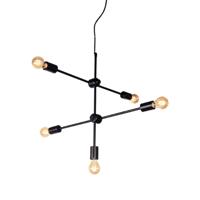 Label51 5-lichts hanglampStilo Ø 70cm - zwart - 18094373 - thumbnail