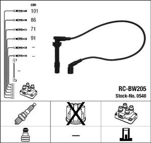Bougiekabelset RCBW205