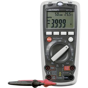 VOLTCRAFT MT-52 Multimeter Digitaal Milieumeetfunctie CAT III 600 V Weergave (counts): 4000