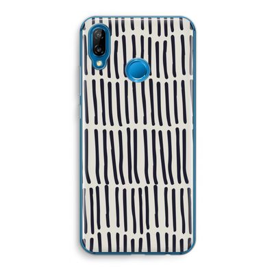 Moroccan stripes: Huawei P20 Lite Transparant Hoesje