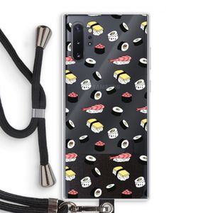 Sushi time: Samsung Galaxy Note 10 Plus Transparant Hoesje met koord