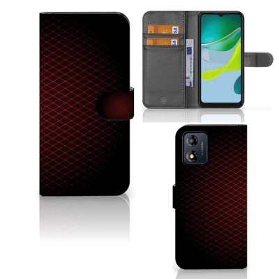 Motorola Moto E13 4G | Telefoon Hoesje | Geruit Rood