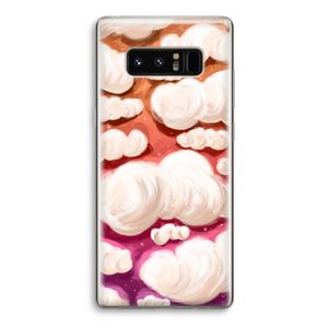 Katoen Wolken: Samsung Galaxy Note 8 Transparant Hoesje